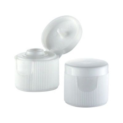 Recyclebaar direct plastic flip cap cilindrisch ontwerp en gratis monster met 18 mm wit