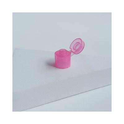 Op maat gemaakte bestelling 15 mm transparante cilindrische plastic flip cap voor fles sluiting systeem