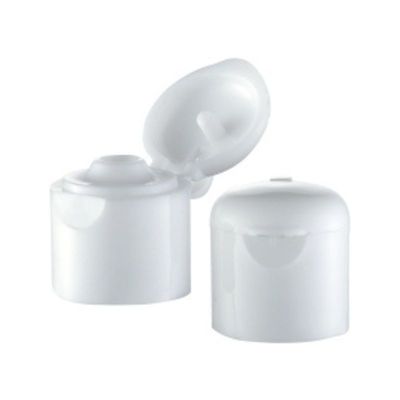 18 mm gladde cilindrische plastic flip top cap in aangepaste kleur voor professionele OEM