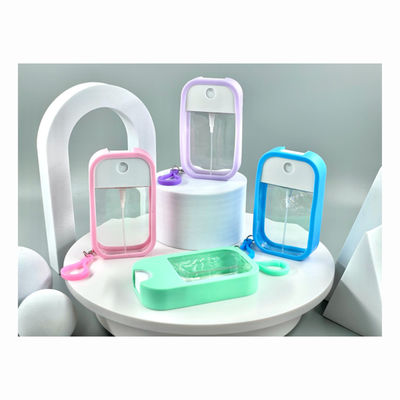 50 ml PETG plastic hervulbare creditcard Parfum atomizer fles met kleurrijke hoes