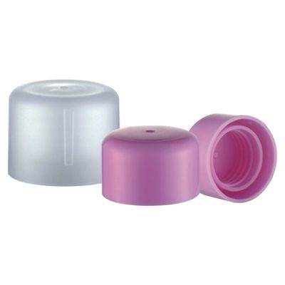 18mm 22mm kleurrijke gladde schroef plastic dop voor flessen Niet-vergieten en OEM / ODM aanvaardbaar