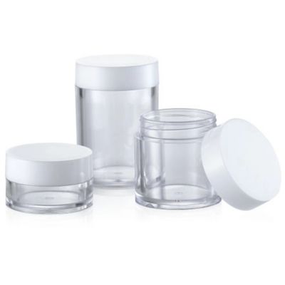 Aanpasbare milieuvriendelijke plastic crèmepotten voor cosmetische verpakkingen in meerdere maten