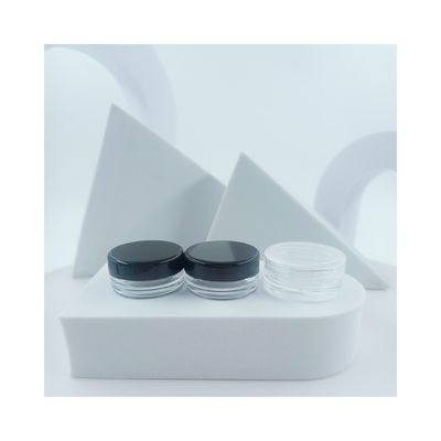 Industriële cosmetica Draagbare heldere plastic doos Op maat gemaakte kleurcrème pot 5 ml 10 ml