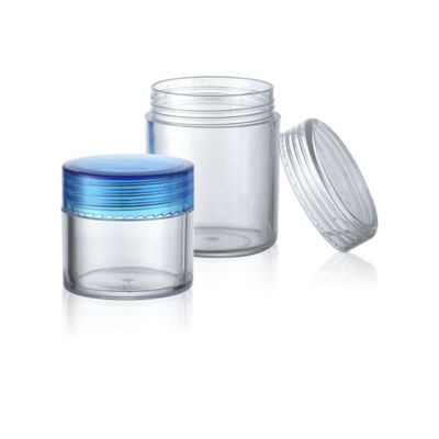 OEM/ODM-producten Hoog volume 20 ml 30 ml 50 ml Duidelijk PS lege crèmepot met plastic deksel