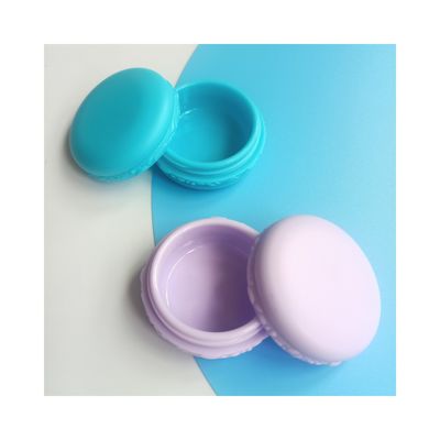 Goed gevormde 10 ml kleurrijke macaroncrème doos Plastic crème pot voor huidverzorgingscrème