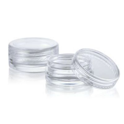 Materiaal van de kraag PS 2,5 ml 3 ml ronde pot voor draagbare Cream Direct