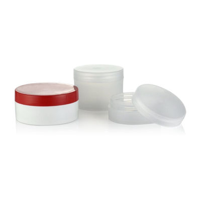 30 ml 50 ml 70 ml Cosmetische verpakking Helder Amber Zwart PP Plastic Cream Jar met Plastic Lid