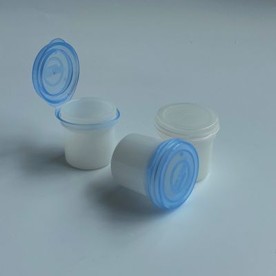 Cylindervormige 12 ml PP-plastic potten met aluminium deksel voor aangepaste PP-snoeppilverpakking