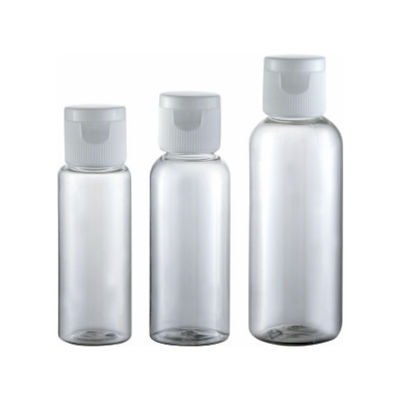 PET-transparante plastic flessen met kinderbeschermende flip-top dop 25 ml/30 ml/50 ml