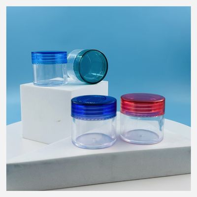 20 ml cosmetische container lege pot PS heldere plastic pot met deksel