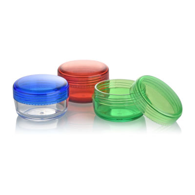 Gepersonaliseerde kleur face cream pot 15 ml PET plastic pot voor lege cosmetische pot