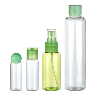 Op maat gemaakte 25 ml, 30 ml, 80 ml, 200 ml PET plastic fles met fijne mist sproeier en plastic doppen