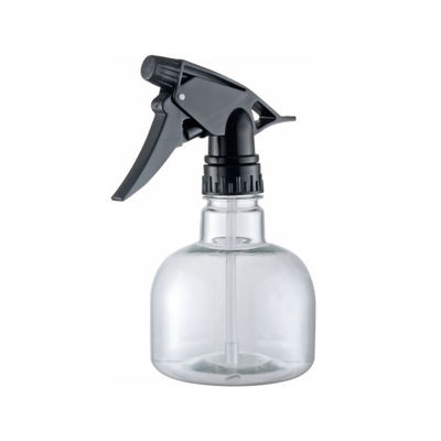 250 ml Customized Round Shape PET Plastic Flask met 28/400 Neck Size en Trigger Sprayer