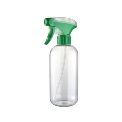 Hoogwaardig OEM/ODM 400 ml doorzichtige fles met sproeipistool gemaakt in kraagmateriaal PET