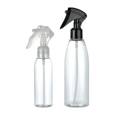 Design Plastic Bullet Shape 120 ml 250 ml PET flessen met Trigger Sprayers en Lotion Pumps