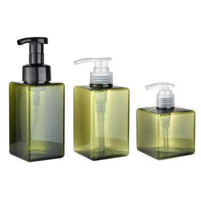 Persoonlijke verzorging PETG vierkant fles met lotion pomp 250 ml 450 ml 500 ml capaciteit