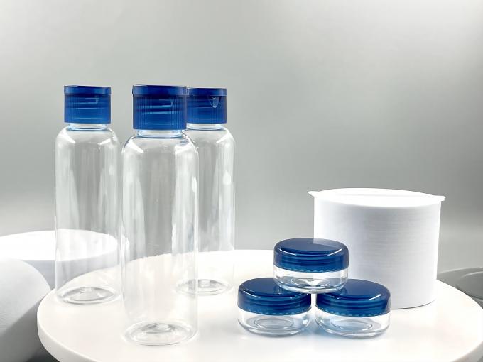 Persoonlijke verzorgingspakketten: 100 ml PET-flessen en 10 ml crèmepotten 2