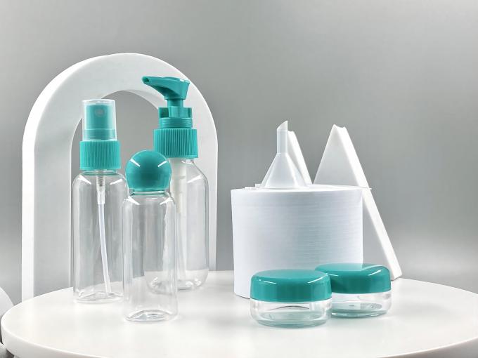 30 ml, 50 ml, 80 ml PET-fles met pompsprayer of schroefdeksel en 10 ml crèmepot 1