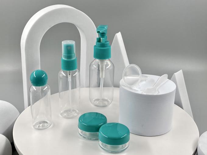 30 ml, 50 ml, 80 ml PET-fles met pompsprayer of schroefdeksel en 10 ml crèmepot 2