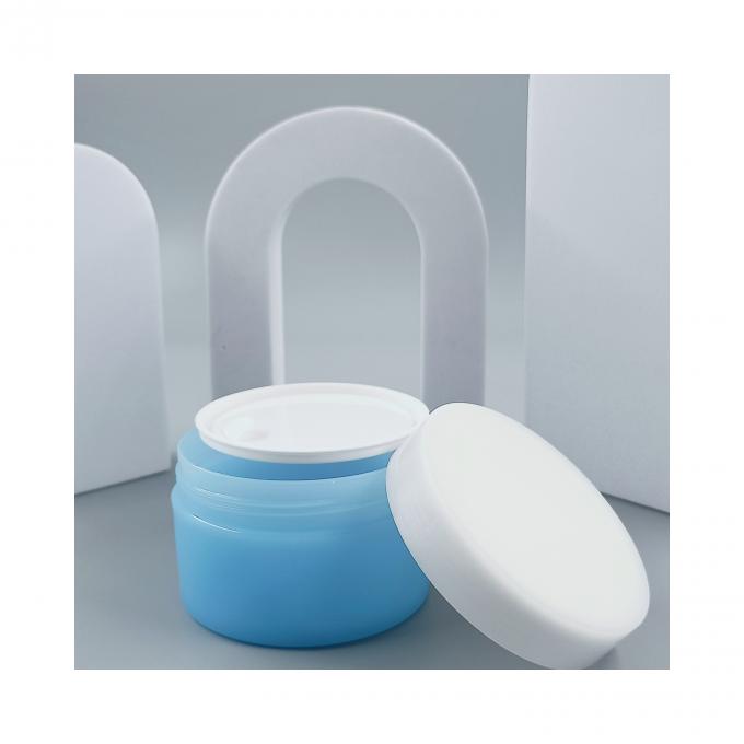 Voorbeeld vrijgegeven 15 ml dubbele lagen Plastic potten met deksels PP Plastic Face Cream 0