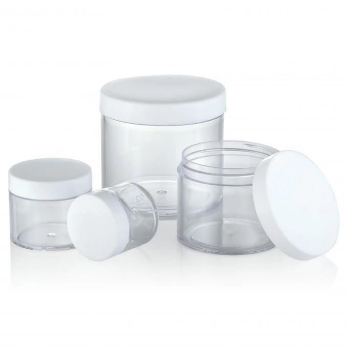 Aanpasbare milieuvriendelijke plastic crèmepotten voor cosmetische verpakkingen in meerdere maten 3