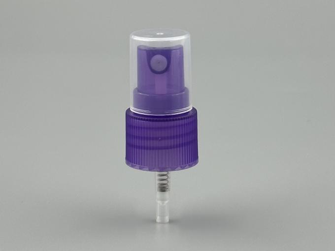 Gepersonaliseerde kleur 20/410 fijne mist sproeier parfum sproei pomp met vlakke transparante kap 1