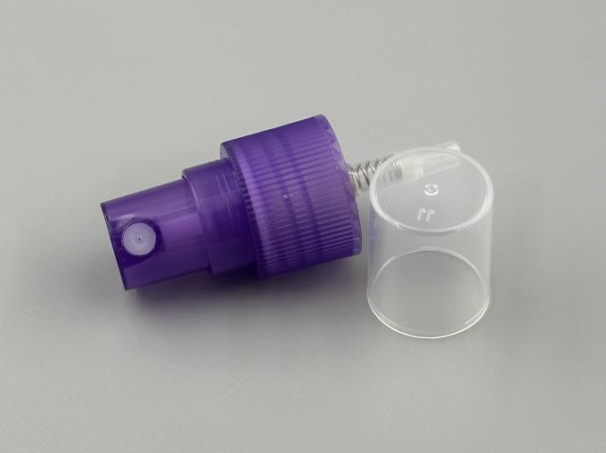 Gepersonaliseerde kleur 20/410 fijne mist sproeier parfum sproei pomp met vlakke transparante kap 2