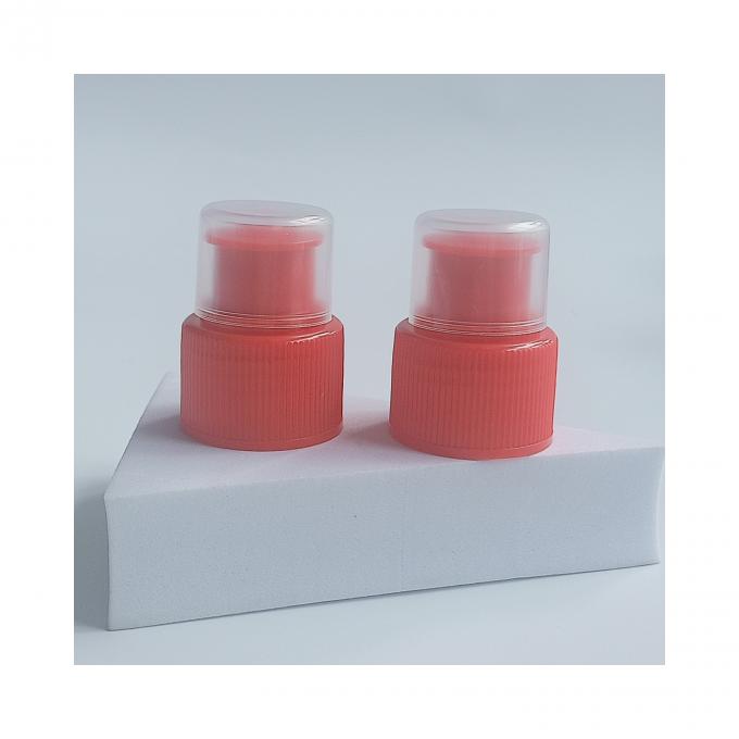 Niet-vergieten plastic vloeibare wasmiddel waterfles Kap 28/400 28/410 28/415 Push Pull PP 2