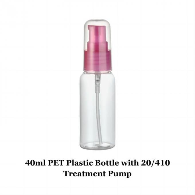 Professionele OEM 30ml 40ml 50ml 60ml PET plastic flessen met pomp spuitmachine Flip Top Cap 2