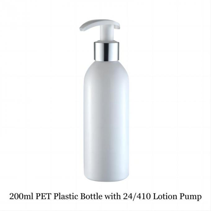 180 ml/200 ml/250 ml capaciteit Ronde schoudercilinder PET-plastiekflessen met lotionpomp 2