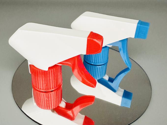 Glanzeroze aluminium sluiting Autoverwasser Trigger Sprayer 28/410 voor cosmetische flessen 3