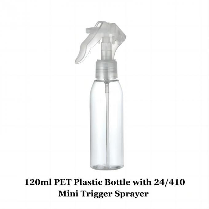 Design Plastic Bullet Shape 120 ml 250 ml PET flessen met Trigger Sprayers en Lotion Pumps 1